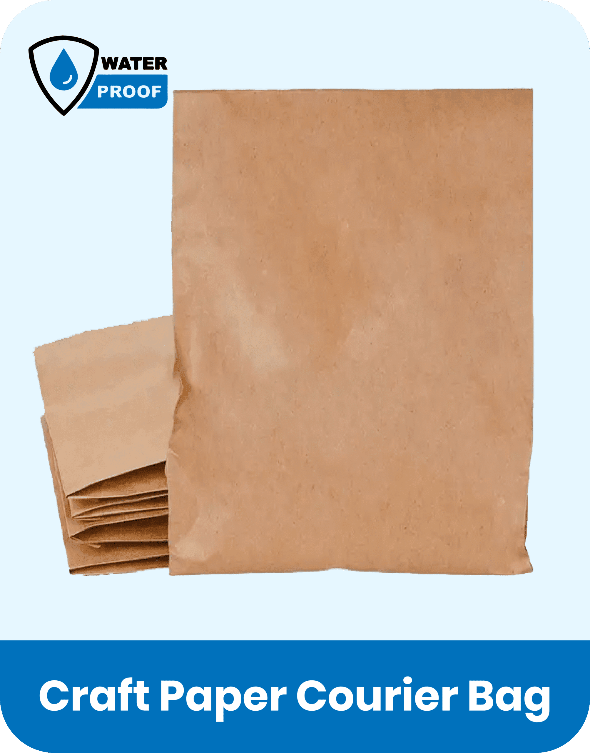 Kraft Papper Courier Bag